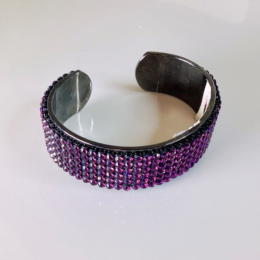 Vintage Swarovski Crystal Cuff Bracelet